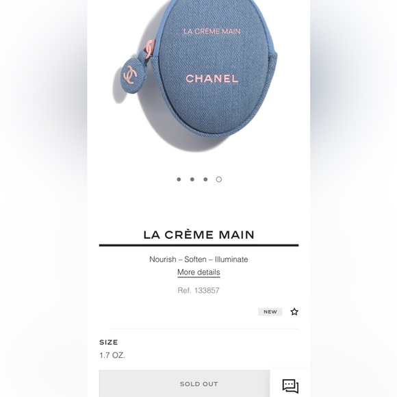 CHANEL VIRAL DENIM HAND CREAM - LA CRÈME MAIN Nourish – Soften – Illuminate - Picture 6 of 9